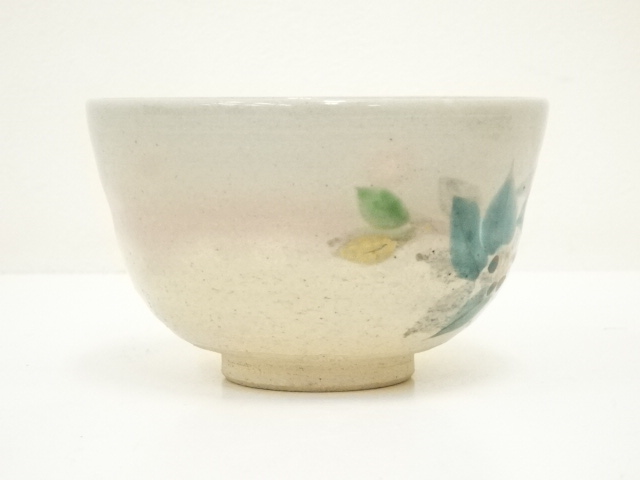 森下壮秀　色絵茶碗　都の春　茶道具 森下壮秀色絵茶碗都の春茶道具